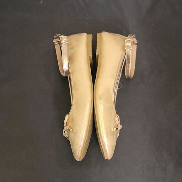 BRAND NEW SUGAR LITTLE GIRLS LANNA ROUND TOE ANKLE STRAP BOWNOT FLATS - Picture 10 of 16